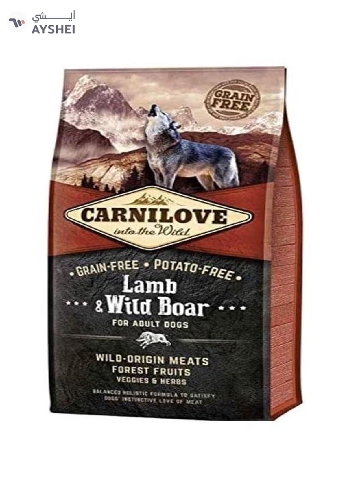 Carnilove Lamb & Wild Boar For Adult Dogs 1.5Kg-1-1
