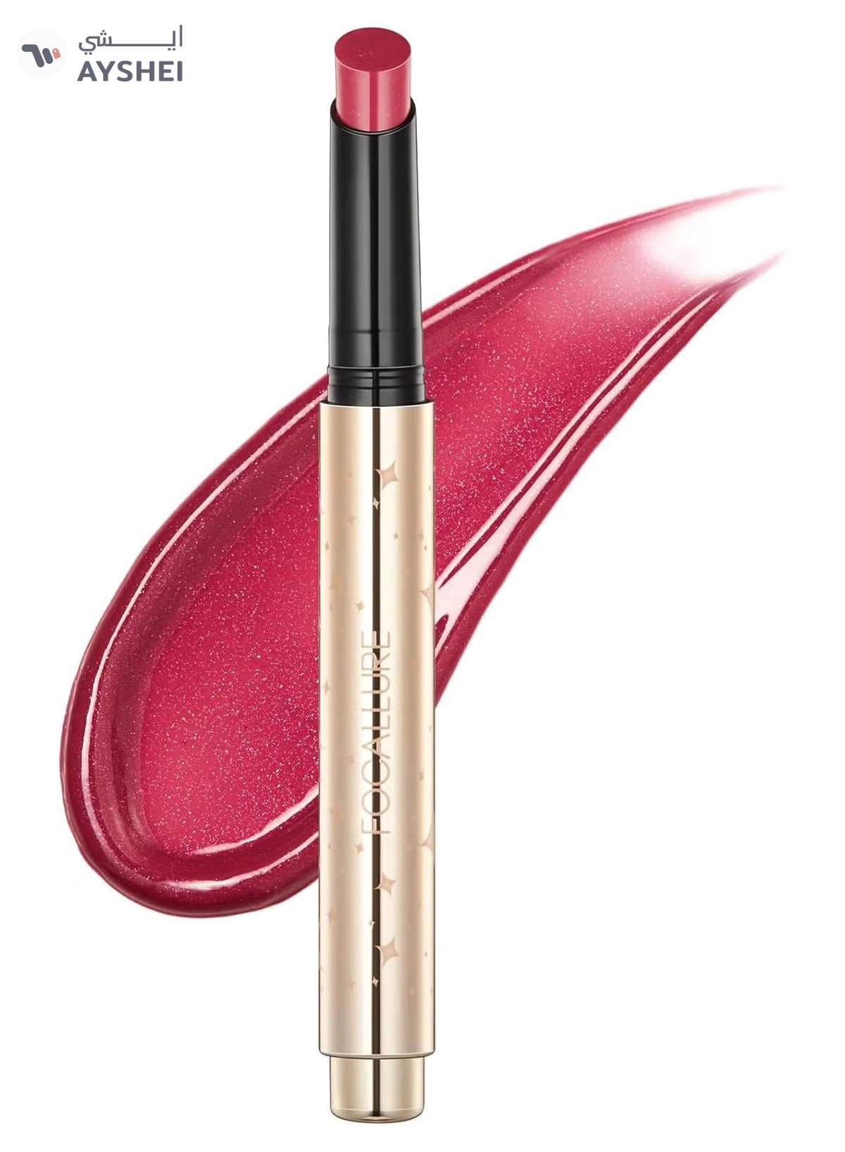 FOCALLURE PK01 ParacosmShimmer Lipstick Moisturizing Plumping Lip Gloss PK01 Paracosm