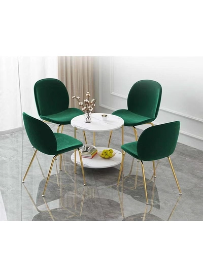 DubaiGallery Metal bedside coffee table end side table desk nordic marble glass home sofa tables light luxury -2