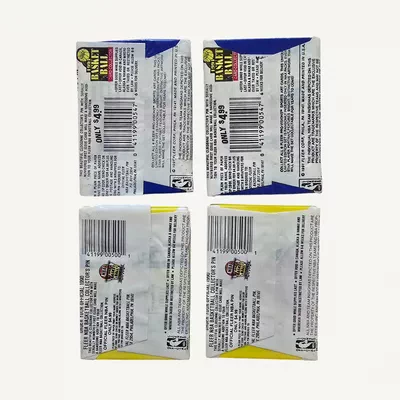 A vintage lot of 4 sealed Fleer Basketball packs-1