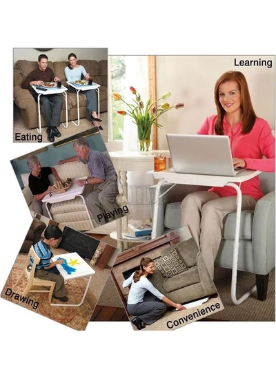 Table Mate Foldable Portable Adjustable Tray Table Laptop Desk Table Bed Office Mate Tv Dinner-1
