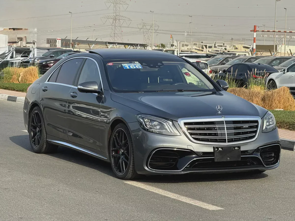 Mercedes Benz S63 AMG 2018 - 6 Buttons - 4.5 Auction Grade - Japan Import - Clean Title
