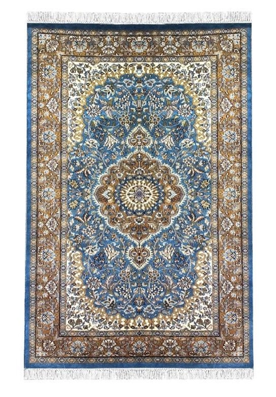 Antique handmade pashmina woolen carpet-0
