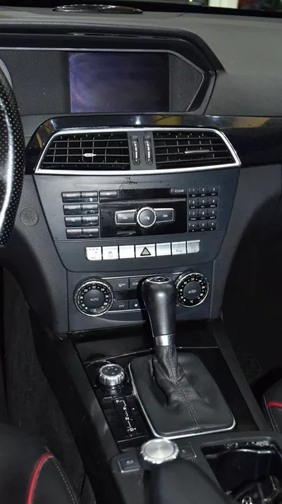 Mercedes Benz C63 AMG ( 2013 Model ) in Black Color GCC Specs-6