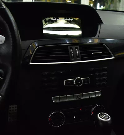Mercedes Benz C63 AMG ( 2013 Model ) in Black Color GCC Specs-18