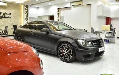 Mercedes Benz C63 AMG ( 2013 Model ) in Black Color GCC Specs-1