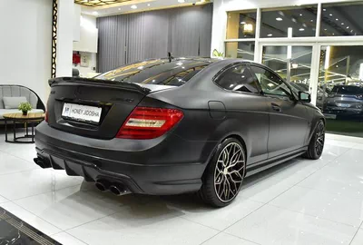 Mercedes Benz C63 AMG ( 2013 Model ) in Black Color GCC Specs-11