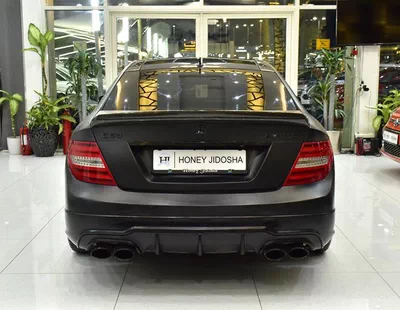 Mercedes Benz C63 AMG ( 2013 Model ) in Black Color GCC Specs-4