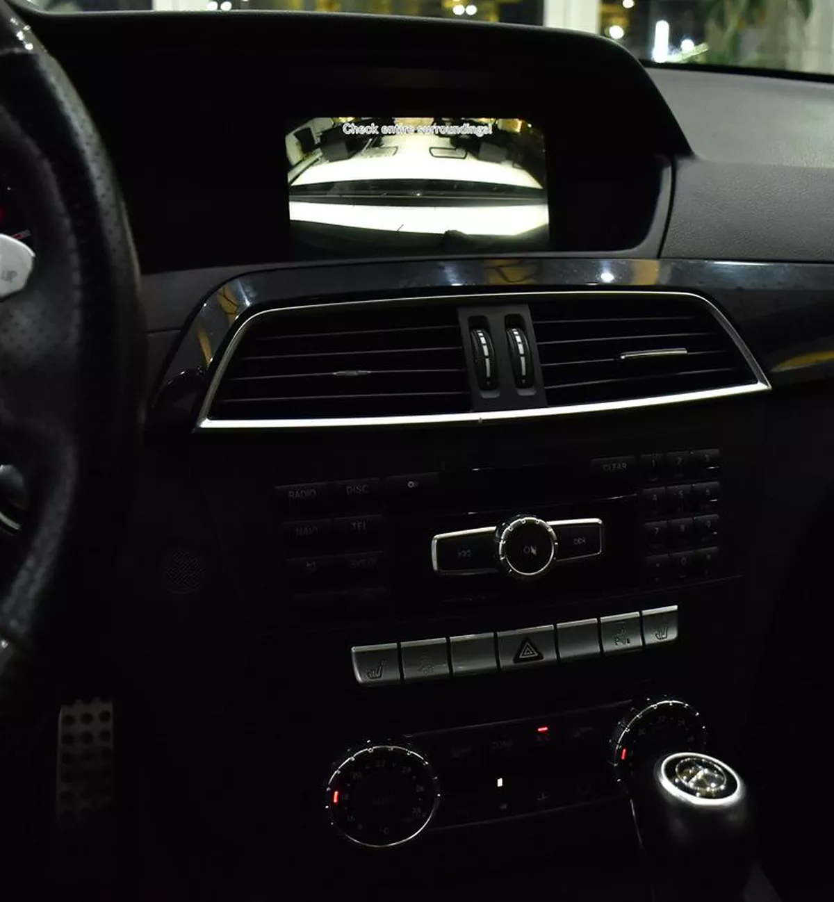 Mercedes Benz C63 AMG ( 2013 Model ) in Black Color GCC Specs-18-18