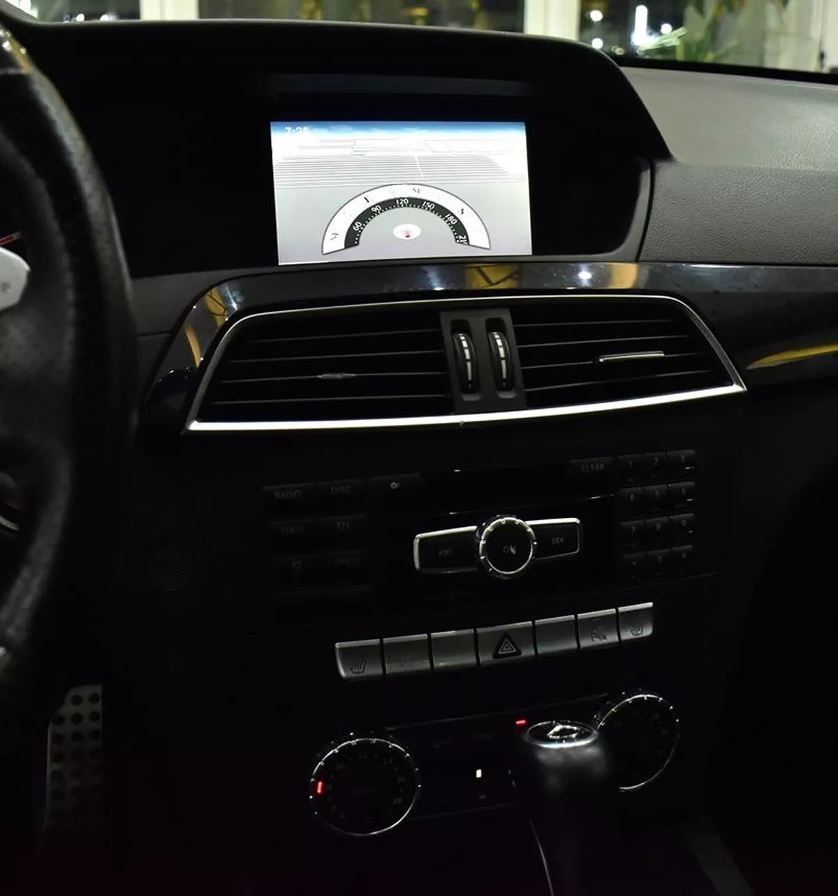 Mercedes Benz C63 AMG ( 2013 Model ) in Black Color GCC Specs-12-12
