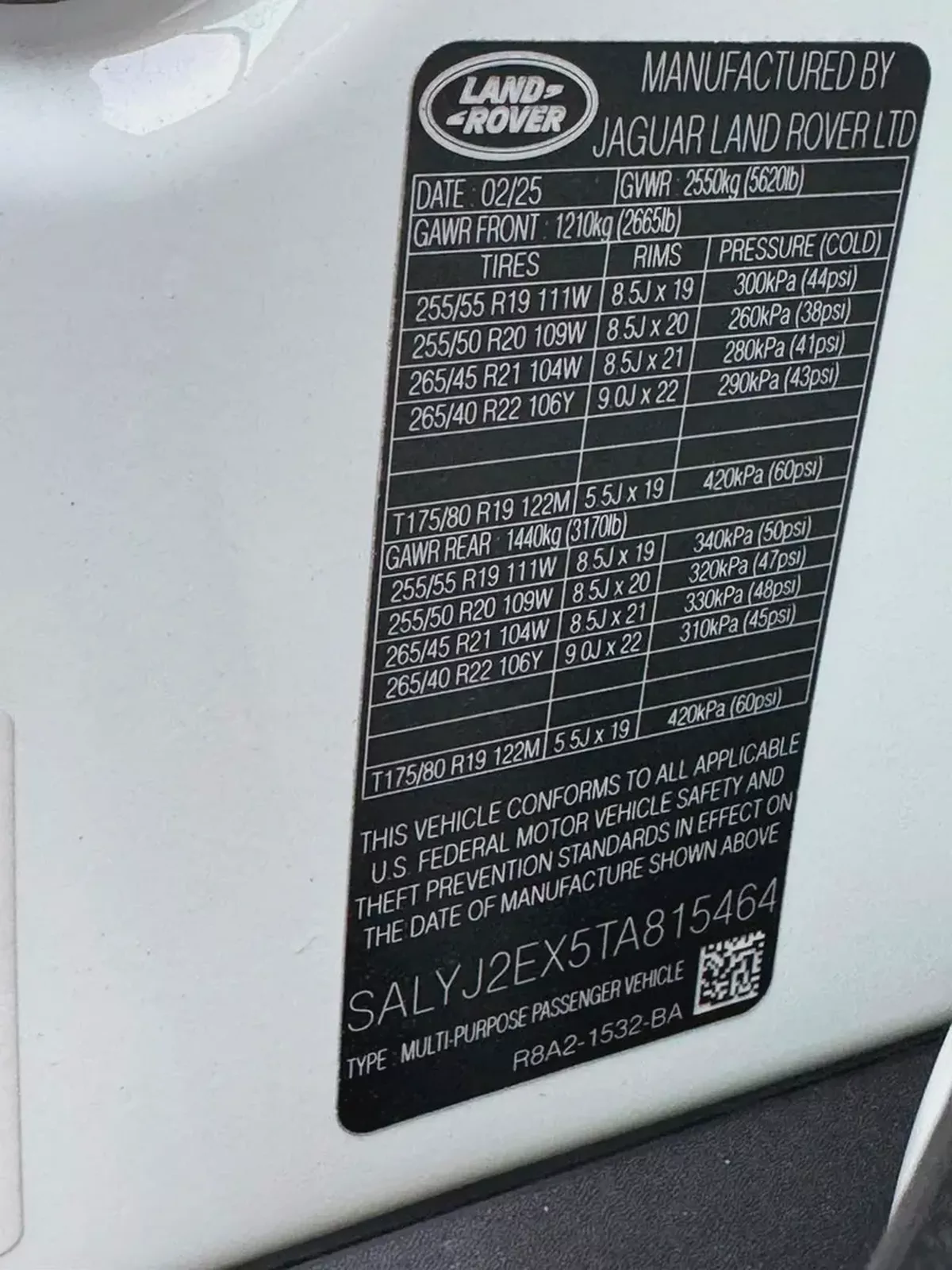 2026 Land Rover Range Rover Velar P250 SE | American Specs-5-5