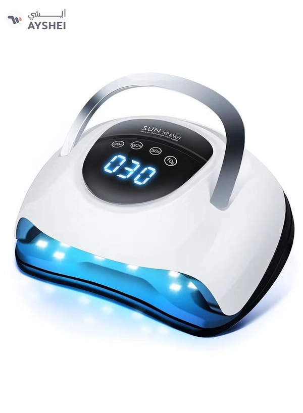 ORiTi 220W LED UV Light Dryer for Nails Gel Polish with 57 Lamp Beads 4 Timer Setting 
