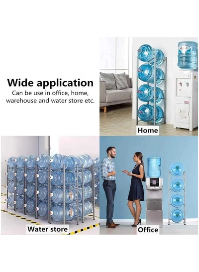 DubaiGallery 4-Tier Water Bottle Holder Cooler Jug Rack 5 Gallon -5
