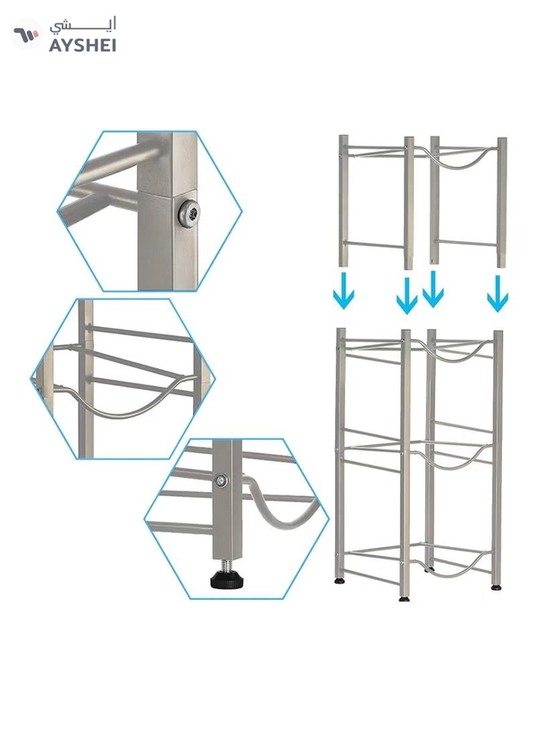 DubaiGallery 4-Tier Water Bottle Holder Cooler Jug Rack 5 Gallon 