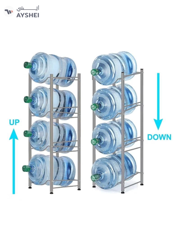 DubaiGallery 4-Tier Water Bottle Holder Cooler Jug Rack 5 Gallon 