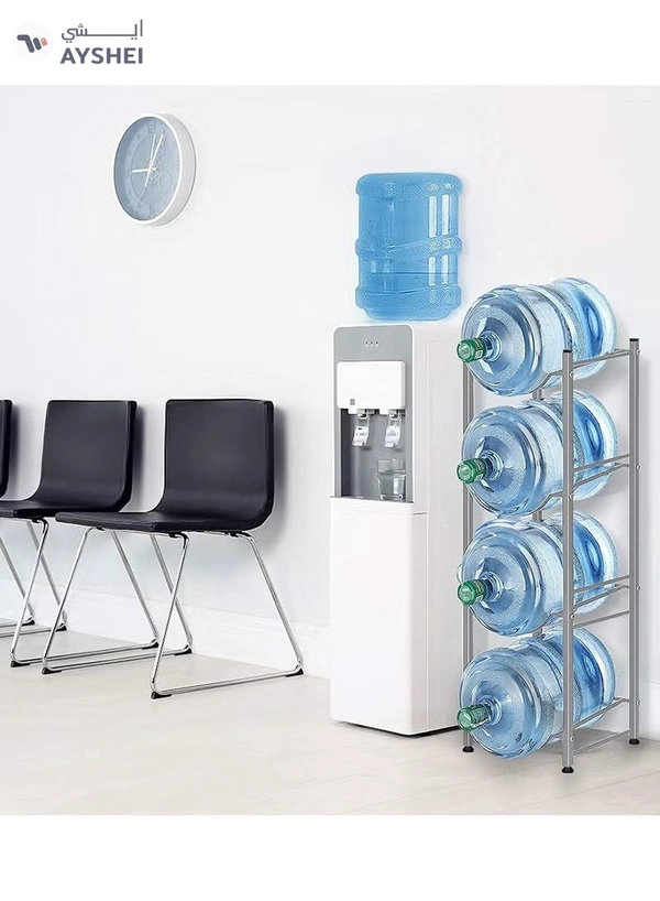 DubaiGallery 4-Tier Water Bottle Holder Cooler Jug Rack 5 Gallon 