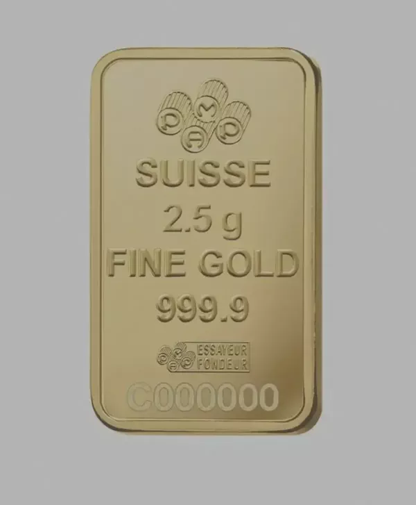 PAMP 24KT - 2.5g Suisse Pamp
