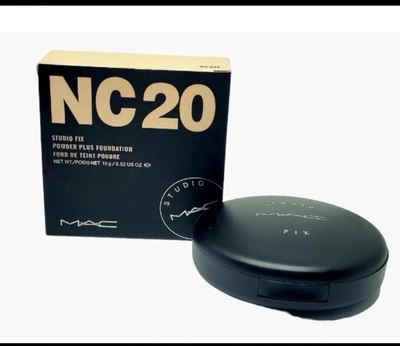 MAC Studio Fix Powder Plus Foundation NC20, Full Coverage, Matte Finish,, 15g/0.52 oz,-0