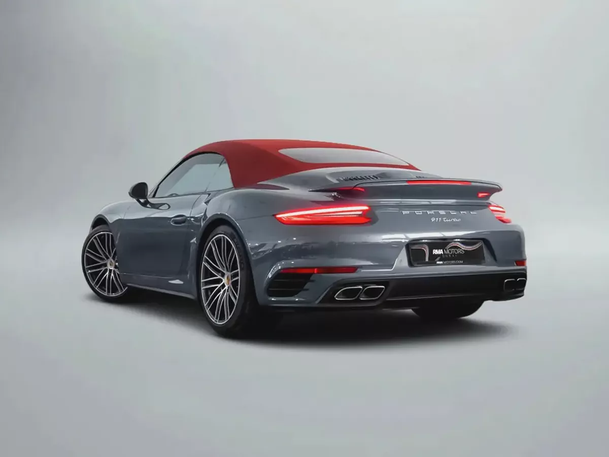 17,066 AED / 36 months | 0% DP | 2017 Porsche 911 Turbo Cabriolet 991.2 / Full Service History-1-1