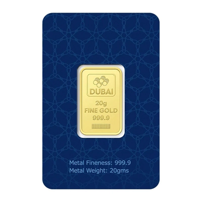 Dubai Gold 20 Grams Gold Bar 24KT-2