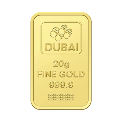 Dubai Gold 20 Grams Gold Bar 24KT-1