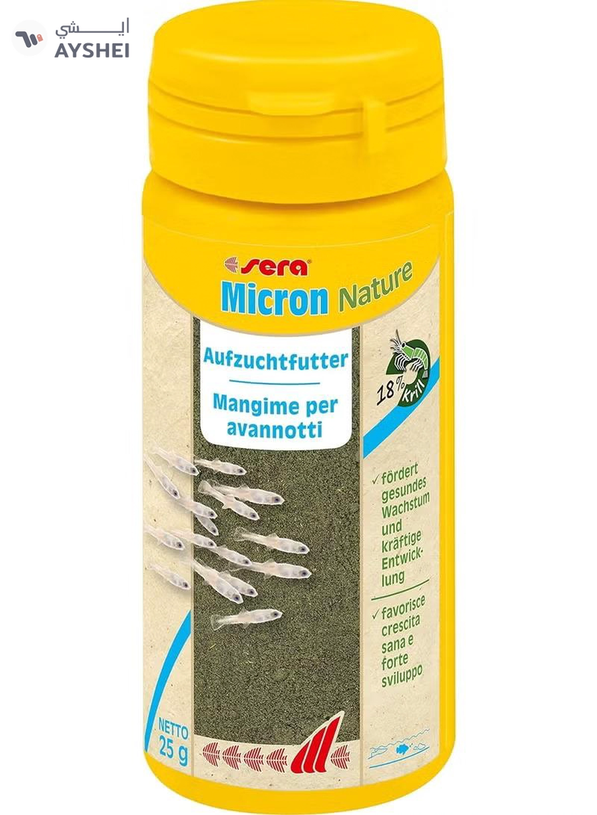 Sera Micron Nature Weight - 25g, Volume - 50ml, 0.8 Ounce (Pack of 1)