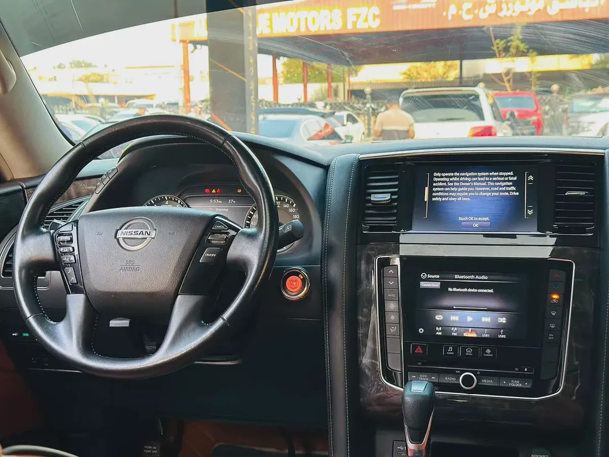 Nissan Patrol LE Platinum 2021 GCC Specsنيسان باترول بلاتينيوم 2021 | خليجي | | V8 5.6L-10-10