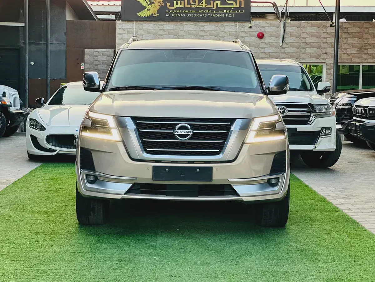 Nissan Patrol LE Platinum 2021 GCC Specsنيسان باترول بلاتينيوم 2021 | خليجي | | V8 5.6L-17-17