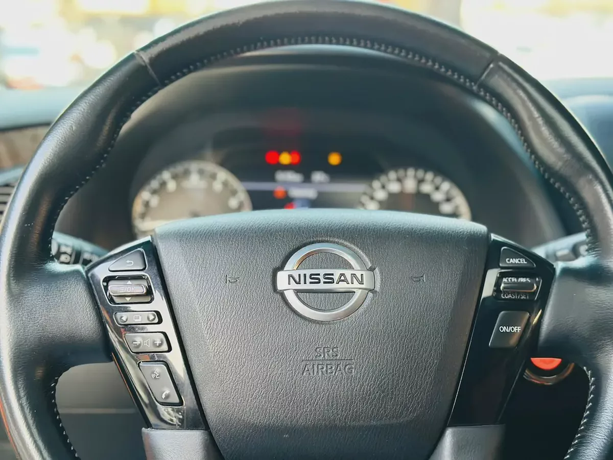 Nissan Patrol LE Platinum 2021 GCC Specsنيسان باترول بلاتينيوم 2021 | خليجي | | V8 5.6L-19-19