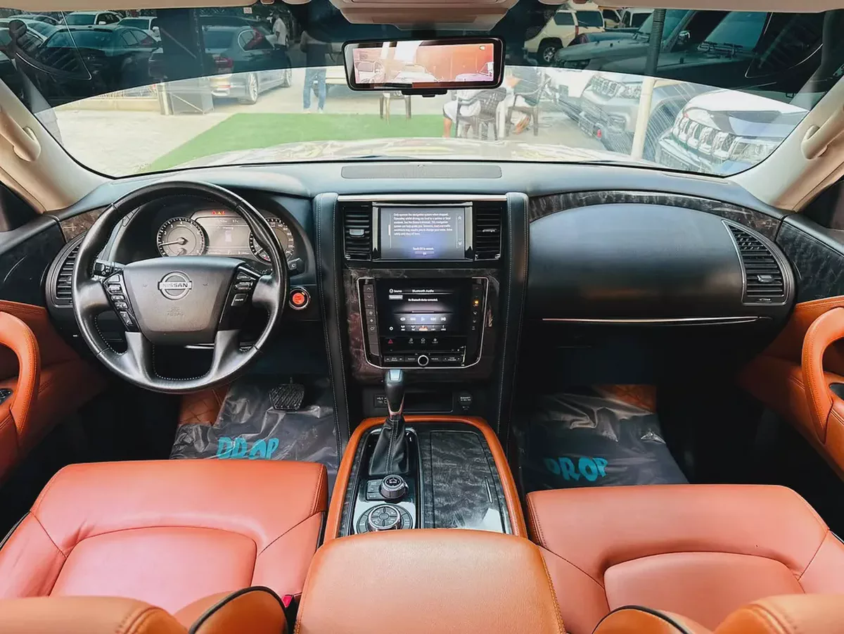 Nissan Patrol LE Platinum 2021 GCC Specsنيسان باترول بلاتينيوم 2021 | خليجي | | V8 5.6L-6-6