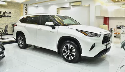 AED 2,181 EMi at 0% DP | Toyota Highlander Hybrid GLE ( 2023 Model ) in White Color GCC Specs-2