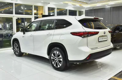 AED 2,181 EMi at 0% DP | Toyota Highlander Hybrid GLE ( 2023 Model ) in White Color GCC Specs-6