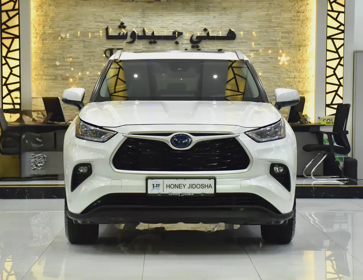 AED 2,181 EMi at 0% DP | Toyota Highlander Hybrid GLE ( 2023 Model ) in White Color GCC Specs