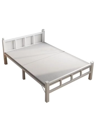 DubaiGallery Folding bed single bed home office lunch break bed simple bed wooden board bed portable bed -0