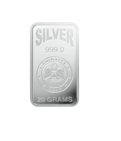 Emirates 20g Pure Silver Bar 999 - 20 Grams-0