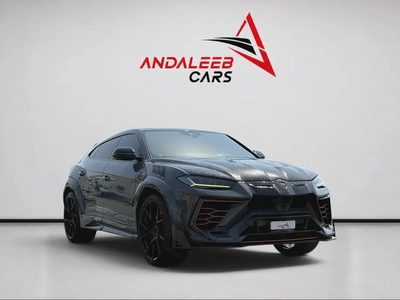 AED 12,780 P.M | 0% DOWN PAYMENT | LAMBORGHINI URUS MANSORY KIT | 4.0L TWIN-TURBO V8 | FULL SERVICE-4
