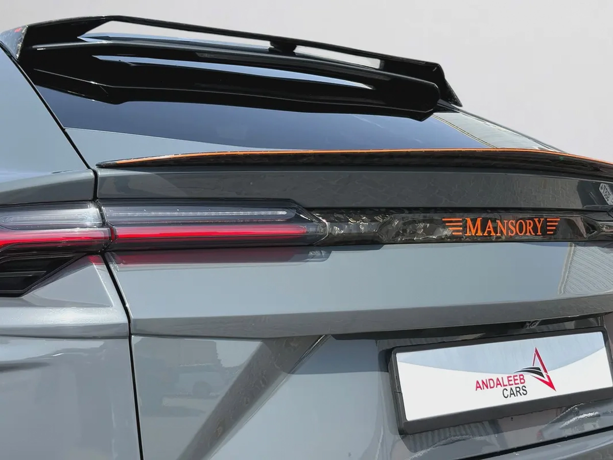 AED 12,780 P.M | 0% DOWN PAYMENT | LAMBORGHINI URUS MANSORY KIT | 4.0L TWIN-TURBO V8 | FULL SERVICE