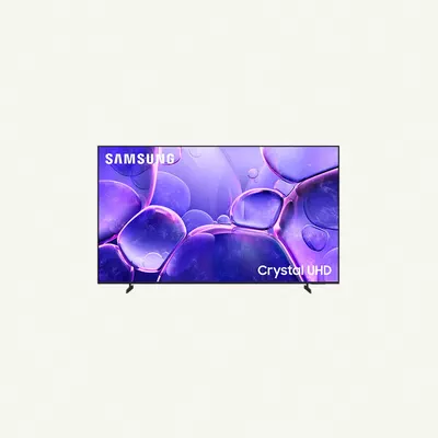 Samsung 55 Inch Crystal UHD TV, U8000F, 4K, Crystal Processor 4K, MetalStream Design, (2025 - UAE Version)-0