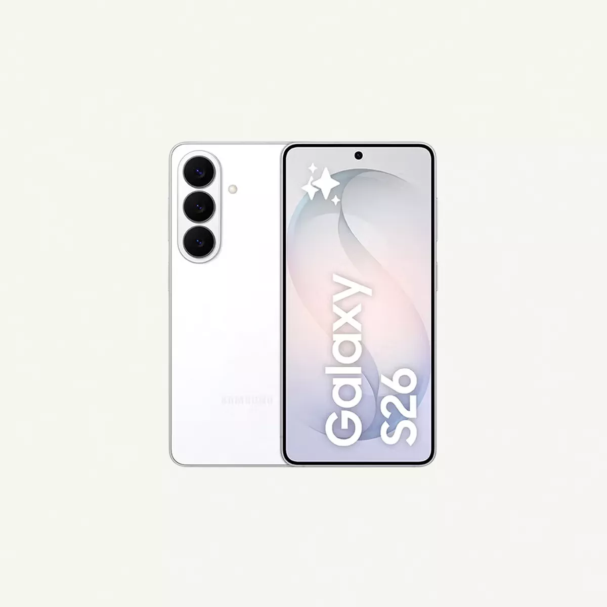 Samsung Galaxy S26 Dual SIM White 12GB RAM 256GB 5G - Middle East Version