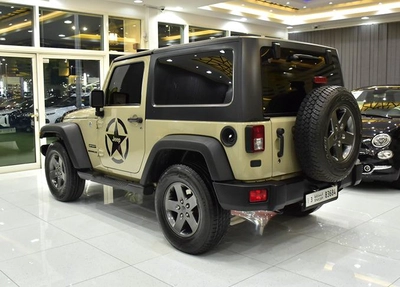 Jeep Wrangler Sport ( 2017 Model ) in Beige Color GCC Specs-1