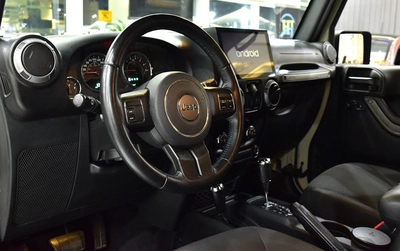 Jeep Wrangler Sport ( 2017 Model ) in Beige Color GCC Specs-12