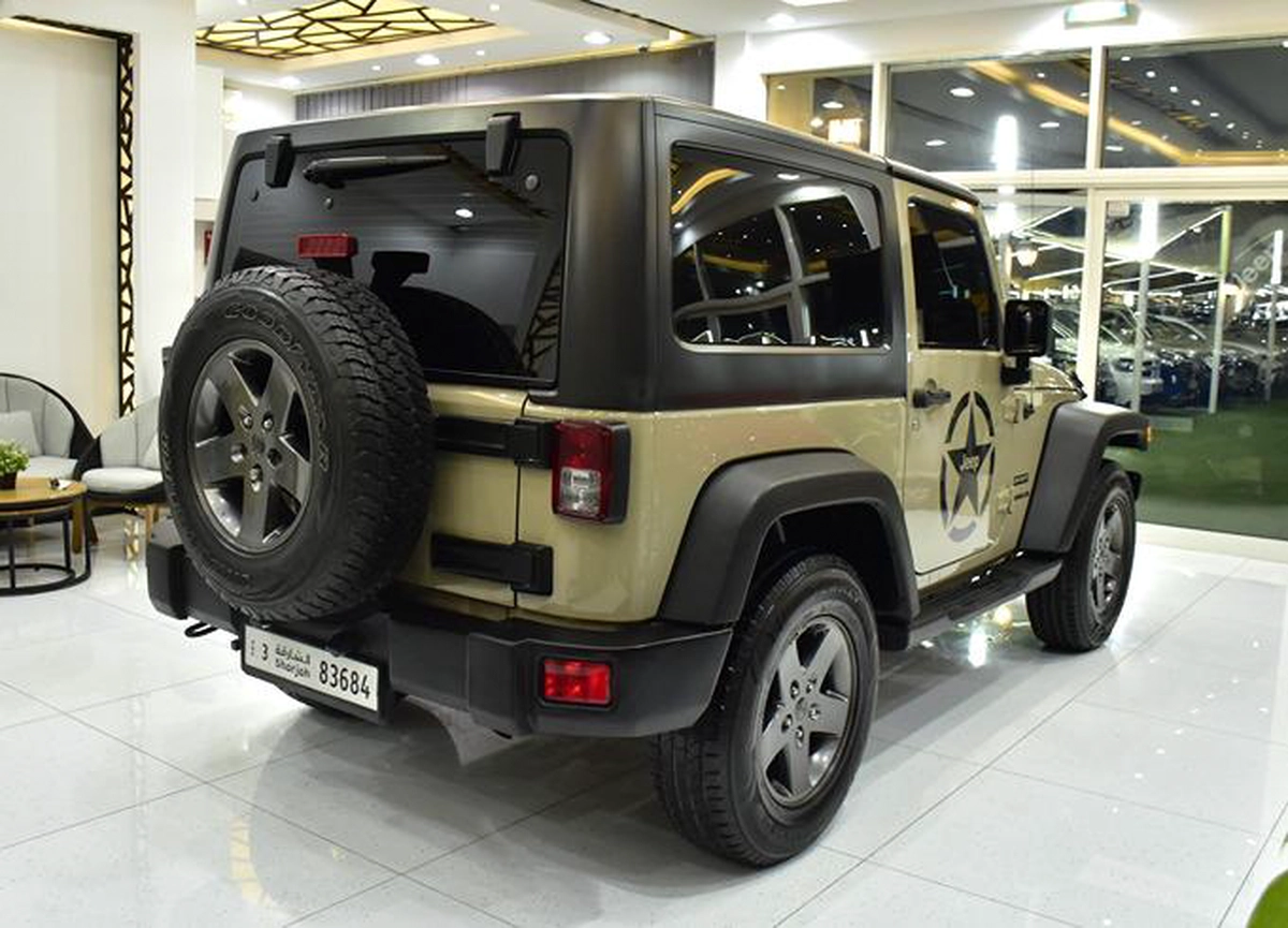 Jeep Wrangler Sport ( 2017 Model ) in Beige Color GCC Specs-5-5