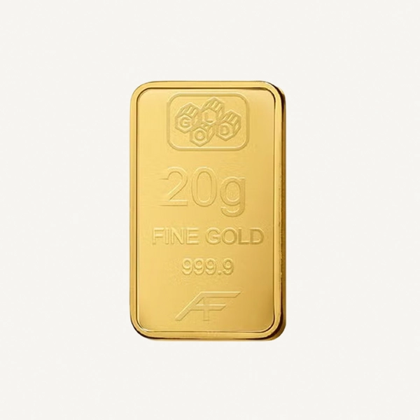 Al Fardan 24 Karat (999.9) 20grams Gold Bar - Variable Design