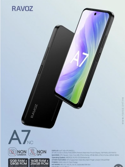 RAVOZ A7 Without Camera and GPS 8GB RAM [4+4 Expandable] 128 GB 4G LTE 5000 MAH NO-0