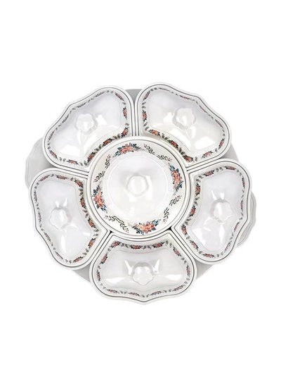 DELCASA Rotating Serving Tray multicolour 43.5x12.5x43.5cm-4