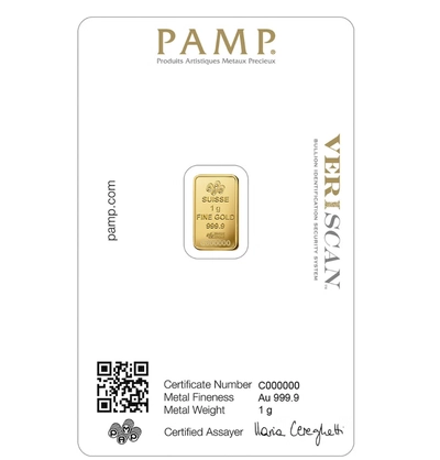PAMP 24KT - 1g Suisse Pamp-2