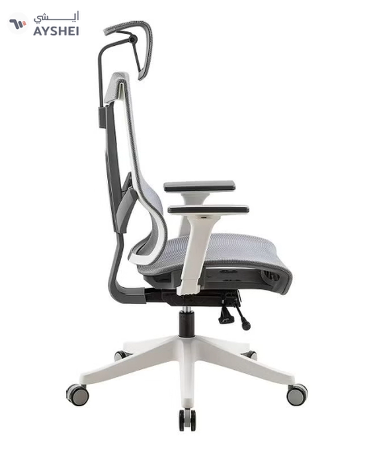 NAVODESK Aero Ergonomic Design Office Chair Grey 75x39x64cm-2-2
