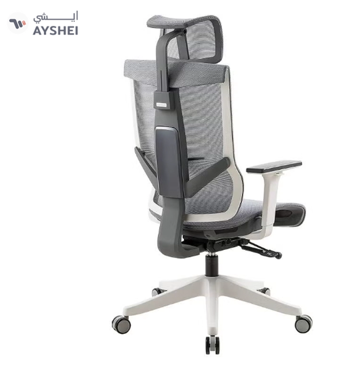 NAVODESK Aero Ergonomic Design Office Chair Grey 75x39x64cm-3-3