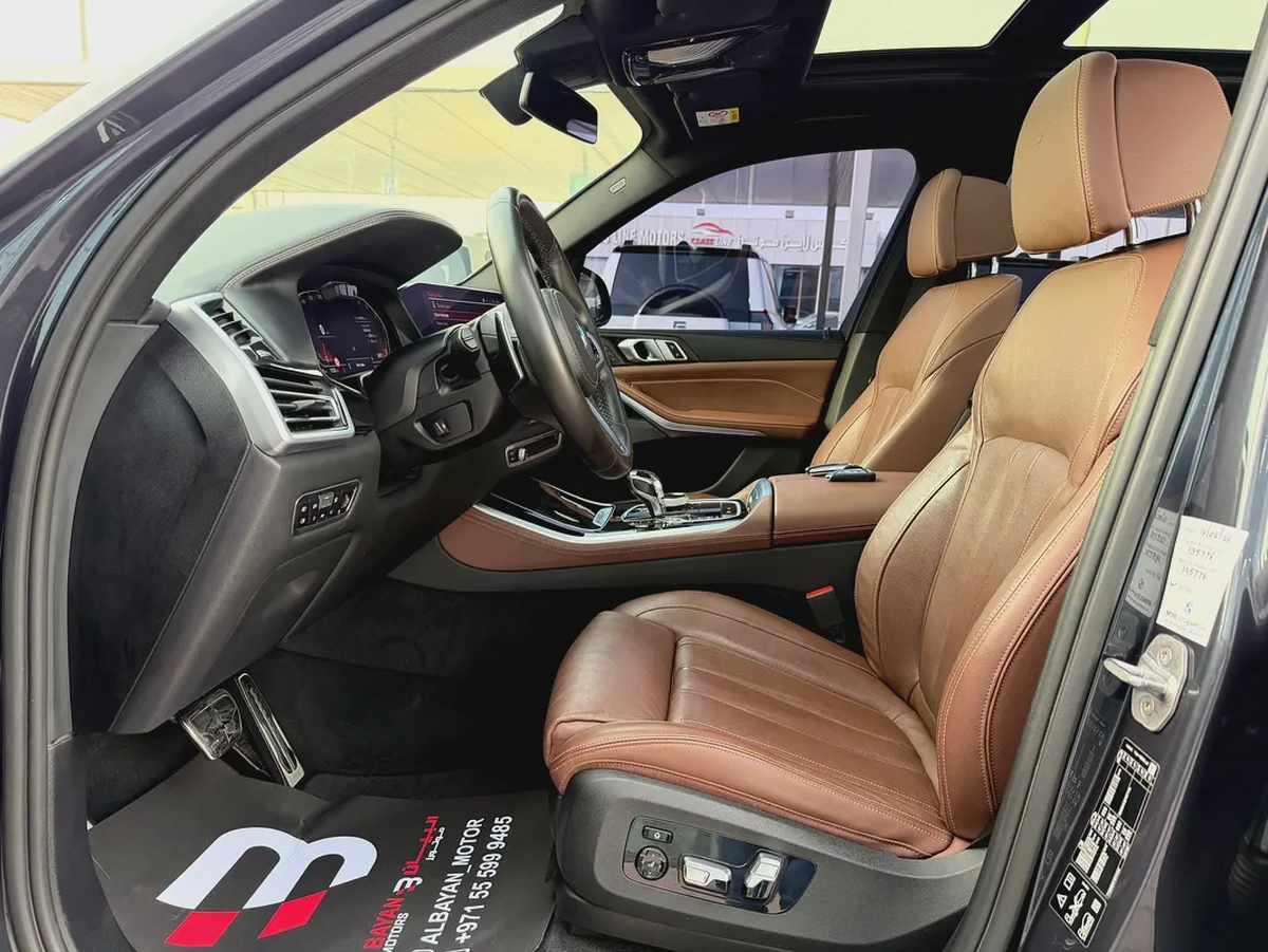 BMW X5 xDrive40i رمادي / اسبريسو  2020 (خليجي)-6-6