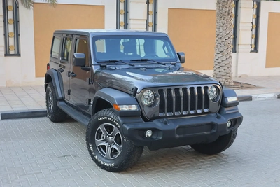 JEEP WRANGLER -unlimited sport 2018-129000KM-GCC SPECS-FULL SERVICE HISTORY-EXCELLENT CONDITION-0